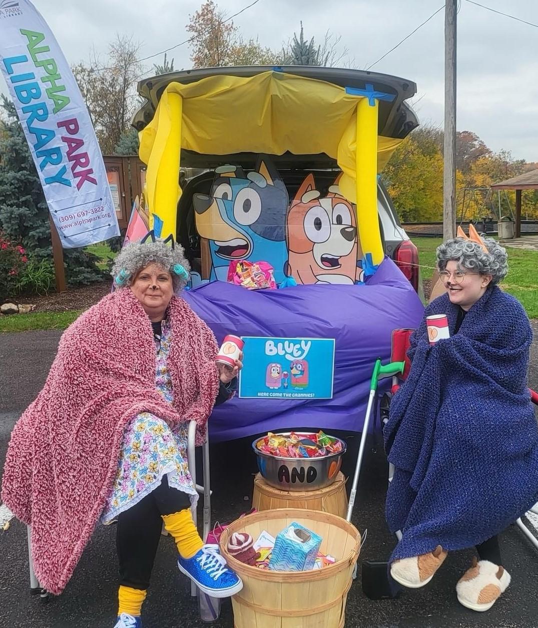 2023 Library at Trunk or Treat in Alpha Park 