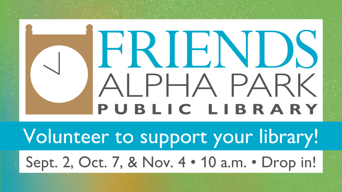 Friends logo with blue and green rectangles, white and gray text